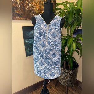 EUC MISIA sheer VEST/SHIRT SLEEVELESS TOP SZ S